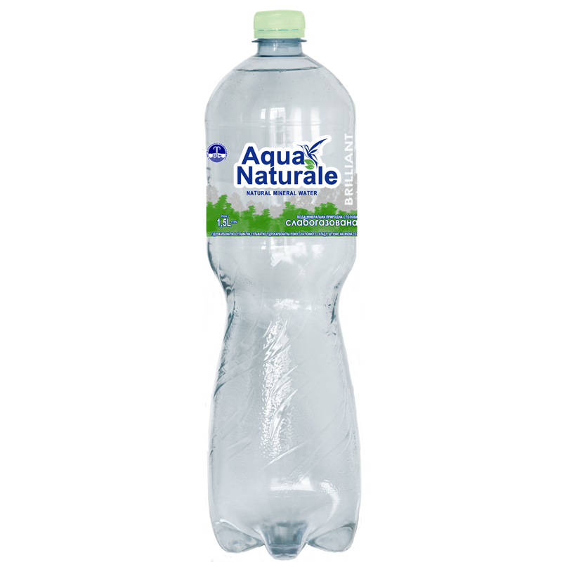 Вода питна АКВА НАТУРАЛЕ, слабогазована, 1,5л